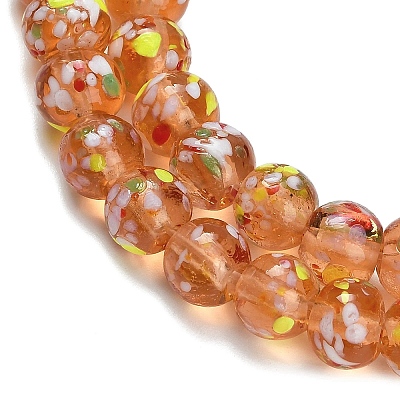 Handmade Lampwork Beads Strands LAMP-H071-01B-05-1
