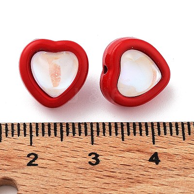 Spray Painted Alloy Bead PALLOY-H134-27A-1