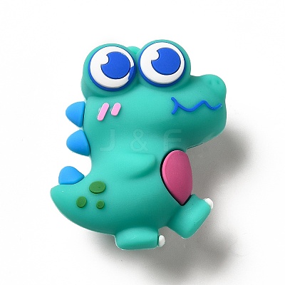 Big Eye Dinosaur Shape PVC Pendants KY-E012-07C-1