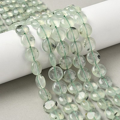 Natural Prehnite Beads Strands G-F790-H03-03-1
