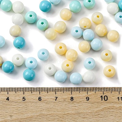 Opaque Acrylic Beads SACR-Q004-02D-1