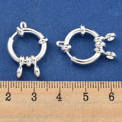304 Stainless Steel Spring Ring Clasps STAS-G190-17S-A-1