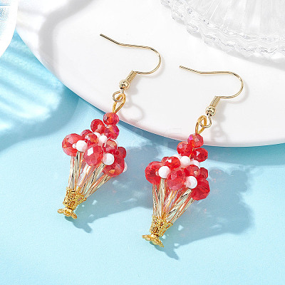 Glass Dangle Earrings EJEW-MZ00713-03-1
