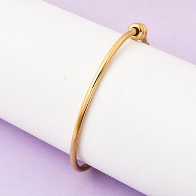 304 Stainless Steel Cuff Bangles for Women BJEW-P394-02G-1