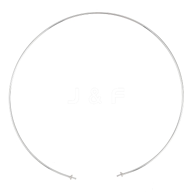 Brass Chocker Necklace Making KK-P354-01P-1