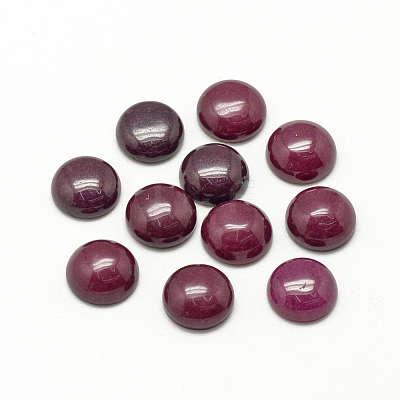 Natural White Jade Cabochons X-G-R416-12mm-09-1