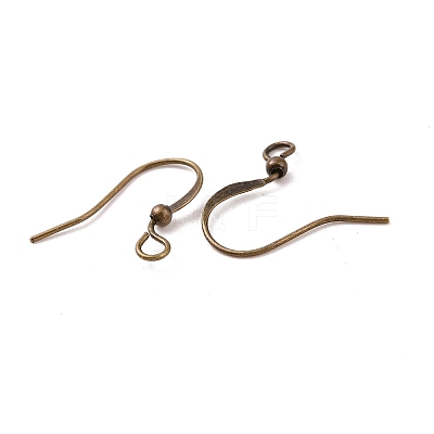 Brass French Earring Hooks KK-Q365-AB-NF-1