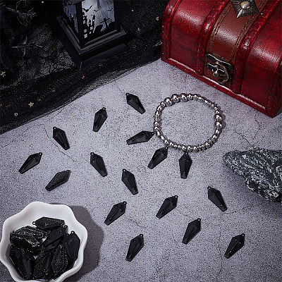 40Pcs Halloween Theme Alloy Enamel Pendants ENAM-ME0001-42-1