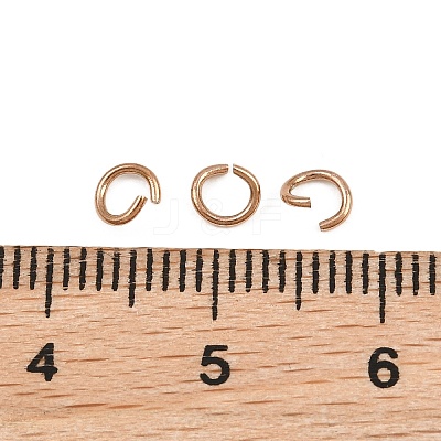 304 Stainless Steel Open Jump Rings STAS-M235-02C-RG-1