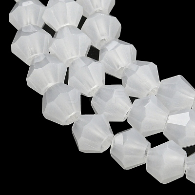 Imitation Jade Glass Beads Strands EGLA-A039-J4mm-D06-1