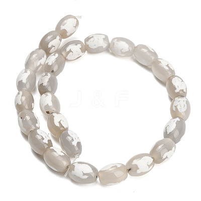 Natural Agate Beads Strands GG-CBA4812-A02-10x14MM-1