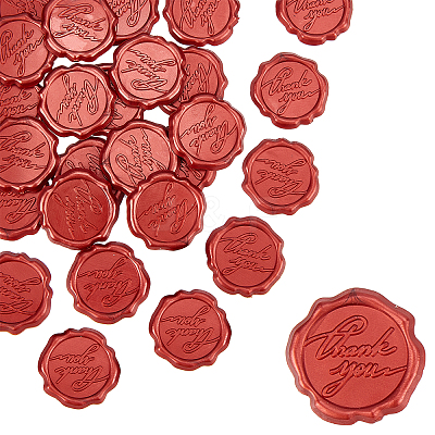Adhesive Wax Seal Stickers DIY-WH0201-06A-1