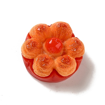 Opaque Resin Imitation Food Decoden Cabochons X-CRES-A058-02E-1
