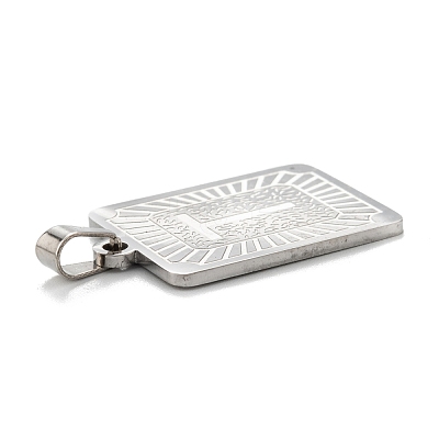 Non-Tarnish 304 Stainless Steel Pendants STAS-K216-48T-P-1