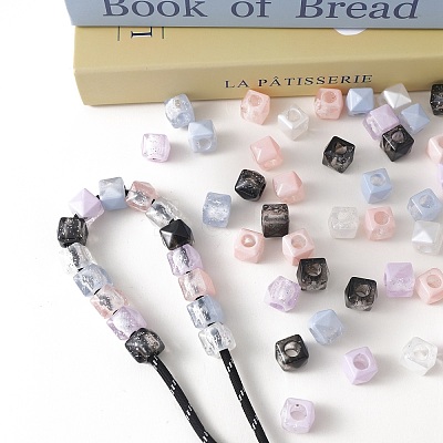 Transparent Acrylic Beads OACR-I015-35-1