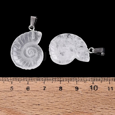 Natural Quartz Crystal Pendants G-Q601-45I-1