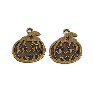 Halloween Tibetan Style Alloy Pendant Enamel Settings PALLOY-N160-46AB-1