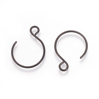 304 Stainless Steel Earring Hooks X-STAS-L216-02B-B-1