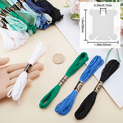 3 Sets 3 Style 6-Ply Polyester Embroidery Floss OCOR-GF0003-41B-1