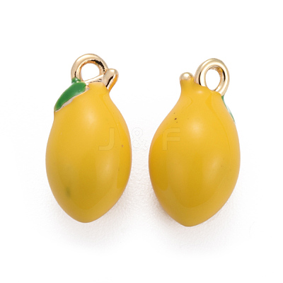 Brass Enamel Charms KK-I649-27-NF-1