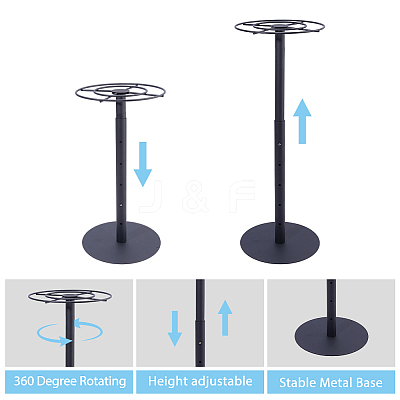 Rotatable Iron Medal Display Stands ODIS-WH0086-217-1