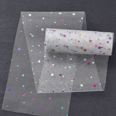 Star Sequin Deco Mesh Ribbons OCOR-P010-F12-1