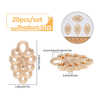 20Pcs Zinc Alloy Adjustable Jean Button Pins FIND-FH0017-92G-1