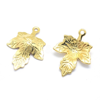 Brass Pendants KK-P155-07G-NR-1
