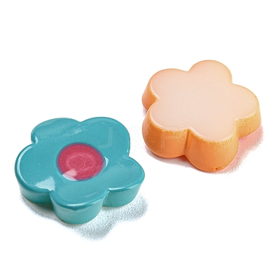 Opaque Resin Cabochons RESI-D003-01-1