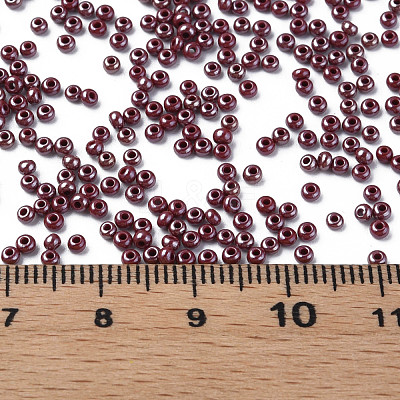 11/0 Czech Opaque Glass Seed Beads SEED-N004-003B-37-1