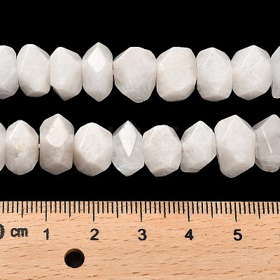 Natural Rainbow Moonstone Beads Strands G-N327-05-02-1