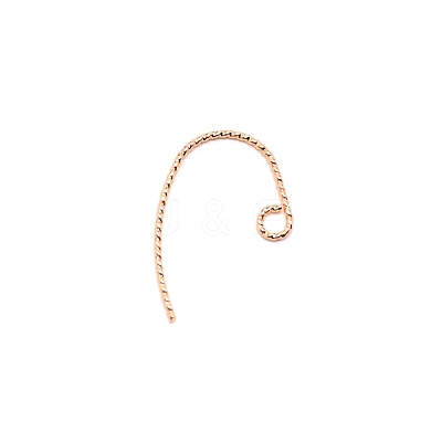 Brass Earring Hooks FIND-WH0040-58A-1