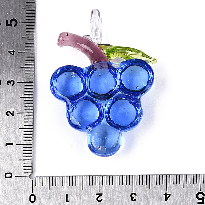 Handmade Lampwork Pendants LAMP-N034-16B-1