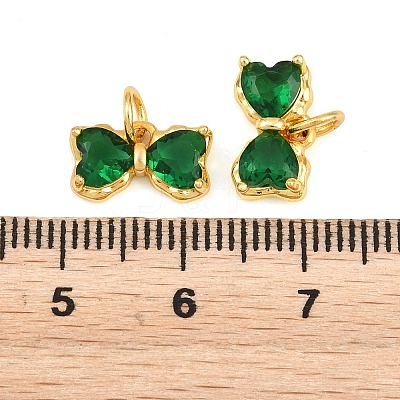 Brass Glass Pendants KK-K340-48G-05-1