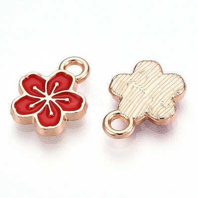 Alloy Enamel Charms ENAM-T022-07D-1
