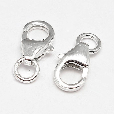 925 Sterling Silver Lobster Claw Clasps STER-F014-09C-1