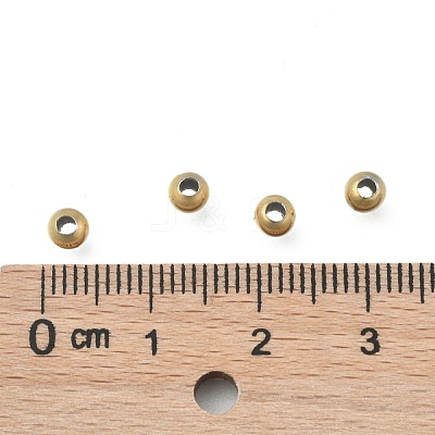 Round PVD Vacuum Plating 304 Stainless Steel Beads X-STAS-F105-03-4mm-1