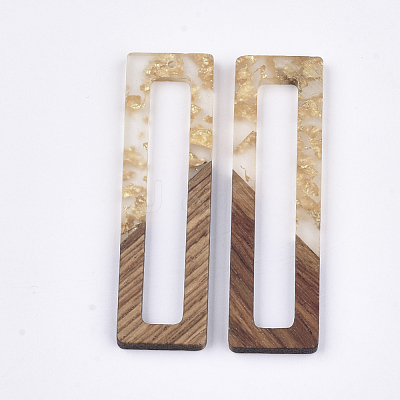 Resin & Walnut Wood Big Pendants RESI-S358-97H-1