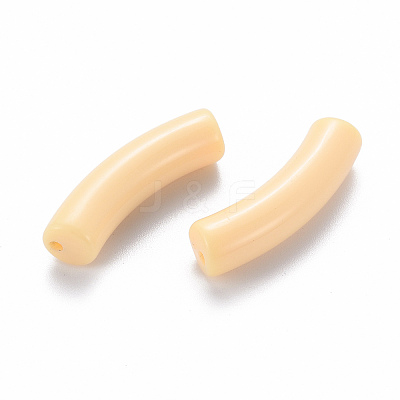 Opaque Acrylic Beads X-MACR-S372-002B-S021-1