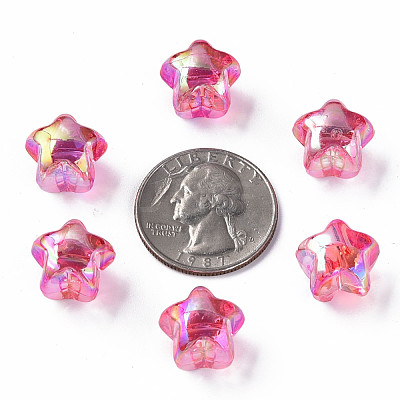 1-Hole Transparent Acrylic Buttons MACR-S373-129-C-1