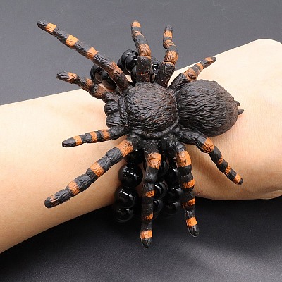 Halloween Plastic & Acrylic Charm Multi-strand Bracelets BJEW-H632-01-1