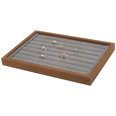 Rectangle Velvet Covered with Ring Display Trays ODIS-WH20015-05-1