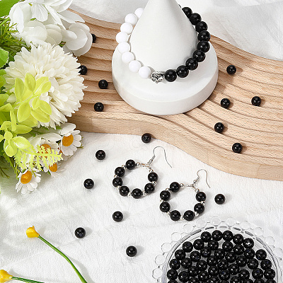 ABS Plastic Imitation Pearl Beads KY-SP0001-58C-1