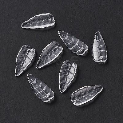 Electroplate Transparent Glass Pendant LS-EGLA-H102-05B-1