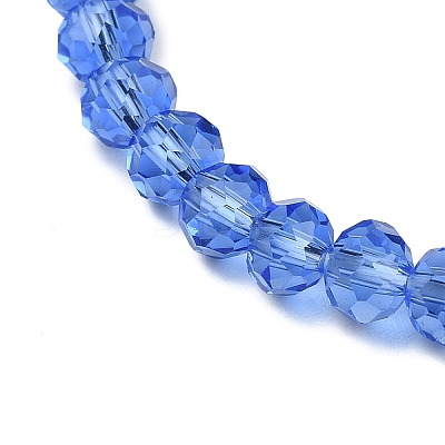 Classic Ethnic Style Faceted Glass Stretch Bracelets for Women RE4529-10-1