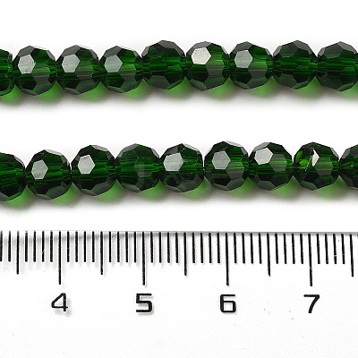 Transparent Glass Beads X-EGLA-A035-T6mm-D10-1