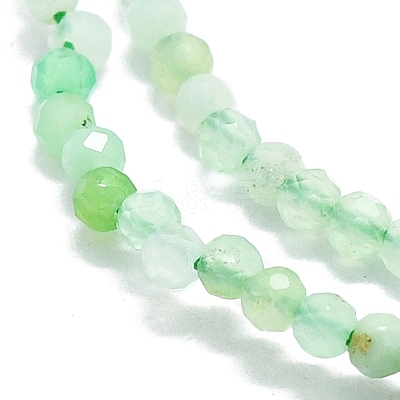 Natural Chrysoprase Beads Strands G-P457-A01-23-1