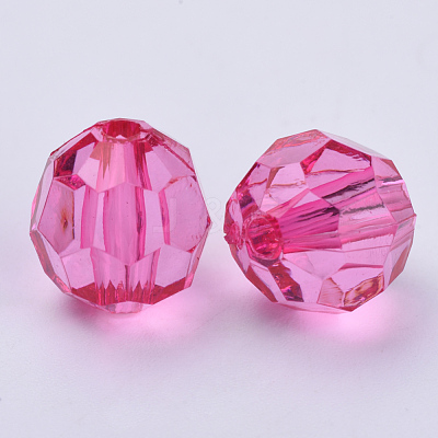Transparent Acrylic Beads TACR-Q257-10mm-V08-1