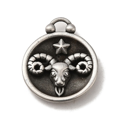 304 Stainless Steel Pendants STAS-L022-306AS-01-1