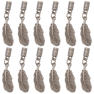 12Pcs Alloy Cord Ends FIND-GF0009-10AS-1